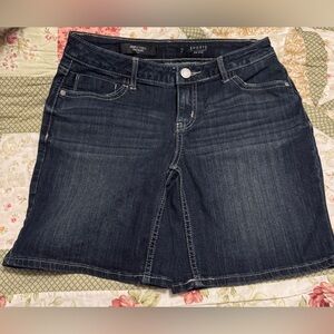 Simply Vera Vera Wang Dark Blue Jean Shorts